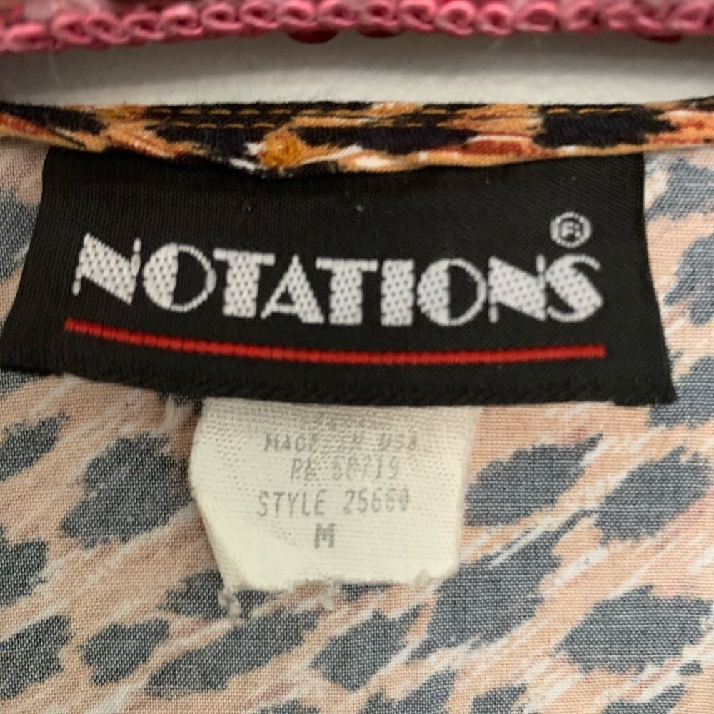 Vintage Leopard Print Button Up Size Medium - Picture 9 of 11